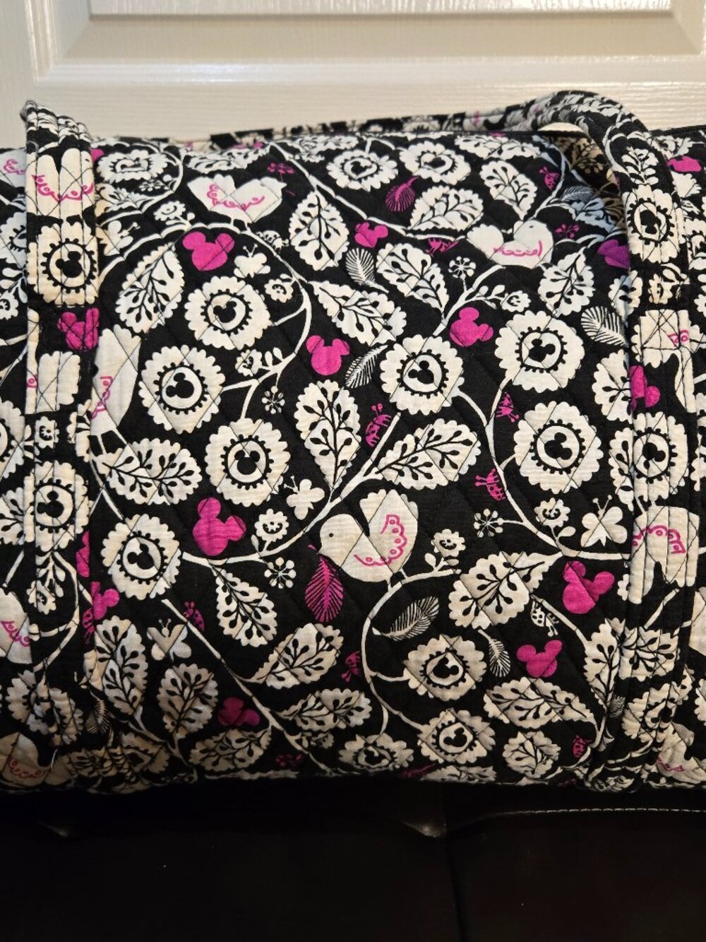 Vera Bradley Disney Parks Mickey Meets Birdie Large Duffle - EUC